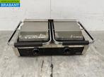 RVS Combisteel Dubbele Contactgrill Paninigrill Geribbeld, Ophalen of Verzenden, Nieuw in verpakking