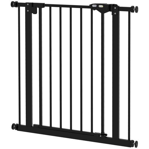 Huisdierhek - Afsluitbaar - Metaal - Zwart, Dieren en Toebehoren, Honden-accessoires, Nieuw, Ophalen of Verzenden