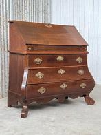 Bureau - klepbureau, buro, secretaire, bureau - Eiken hout -, Antiek en Kunst