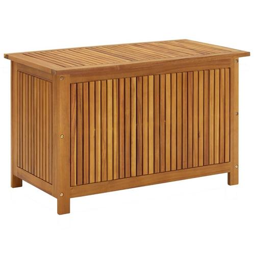 vidaXL Tuinbox 90x50x58 cm massief acaciahout, Tuin en Terras, Bergingen en Tuinkasten, Nieuw, Verzenden