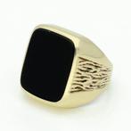 Sans prix de réserve - Bague - 8 carats Or jaune Onyx