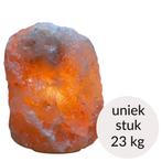 Himalaya Zoutlamp roze kleur, 23 kg – uniek stuk (incl., Ophalen of Verzenden, Nieuw