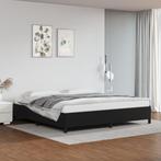 vidaXL Bedframe kunstleer zwart 200x200 cm, Huis en Inrichting, Slaapkamer | Bedden, Verzenden, Nieuw