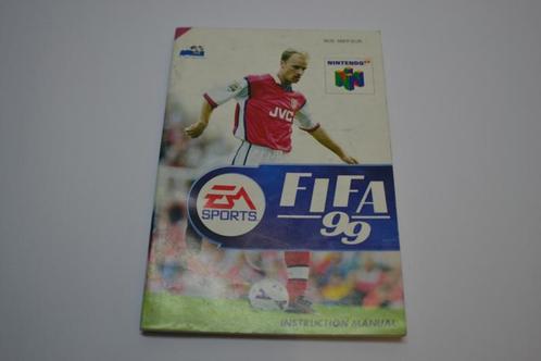 FIFA 99 (N64 EUR MANUAL), Games en Spelcomputers, Spelcomputers | Nintendo Consoles | Accessoires