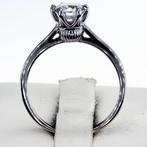 Zonder minimumprijs - Verlovingsring - 14 karaat Witgoud -