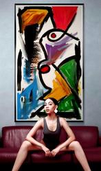 Luc Mora - Power of the gaze - XXL, Antiek en Kunst, Kunst | Schilderijen | Modern