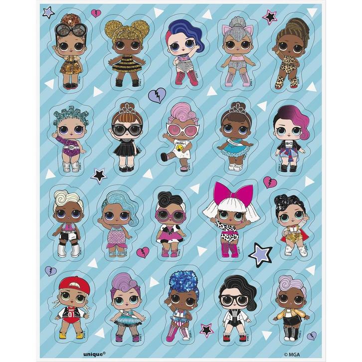 Lol Surprise Stickers, Hobby en Vrije tijd, Feestartikelen, Nieuw, Verzenden