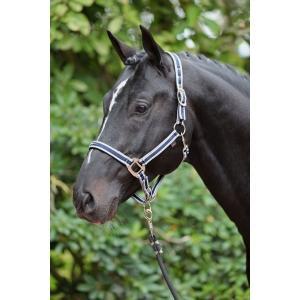 Halster cora - donkerblauw/grijs/wit, maat 1 - kerbl, Animaux & Accessoires, Chevaux & Poneys | Autres trucs de cheval