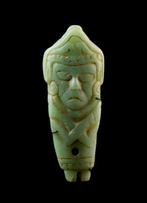 Pre-Columbiaans - Azteken Fuchsiet Figuur van Quetzalcoatl -