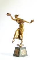 Salesio Lugli - Sculpture, Danseuse au Tambourin - 40 cm -, Antiek en Kunst, Antiek | Meubels | Stoelen en Sofa's