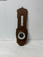 Barometer / Thermometer - Glas, Hout