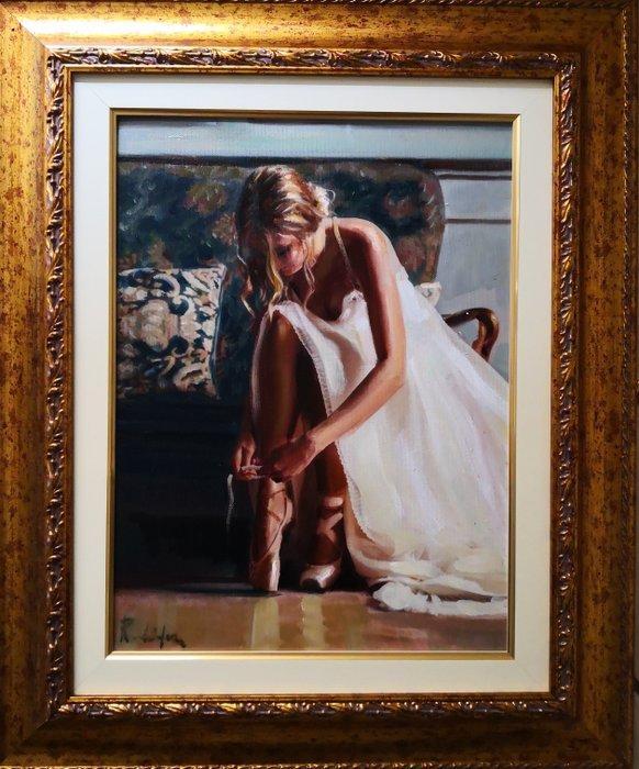Salvatore Rodriquez (1957) - La Ballerina, Antiek en Kunst, Kunst | Schilderijen | Klassiek