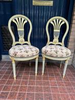 Stoel (2) - Hout, Verguld hout - Luchtballonstoelen, Antiek en Kunst