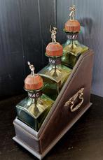 set decanter, la banda dei musicisti - Fles (4) - Glas,, Antiek en Kunst