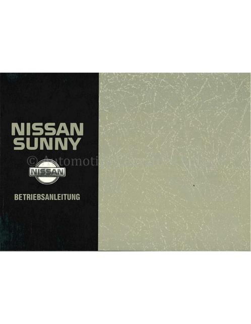 1995 NISSAN SUNNY INSTRUCTIEBOEKJE DUITS, Auto diversen, Handleidingen en Instructieboekjes