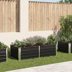 vidaXL Plantenbak verhoogd 160x80x45 cm gegalvaniseerd staal, Tuin en Terras, Bloempotten, Verzenden, Nieuw