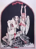 Spotprent Minister Cort wordt gestoken met mes eedskwest..., Boeken, Tijdschriften en Kranten, Verzenden, Nieuw