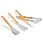 BBQ Gereedschapset - RVS | Incl. Tang, vork, spatel en, Tuin en Terras, Houtskoolbarbecues, Verzenden, Nieuw