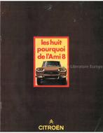 1970 CITROEN AMI 8 BROCHURE FRANS, Livres, Autos | Brochures & Magazines