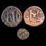 Byzantijnse Rijk. Romanus III. Lot of 3 Æ coins Lot of 3