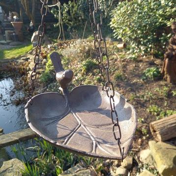 Vogelbad - Voederplaats - 33 cm - Gietijzer beschikbaar voor biedingen