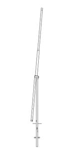 Kantelbare Cameramast – 6 Meter Hoog | Thermisch Verzinkt St, Verzenden