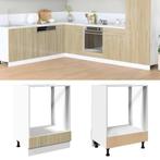 vidaXL Ovenkast 60x46x81,5 cm spaanplaat sonoma eikenkleurig, Huis en Inrichting, Verzenden, Nieuw