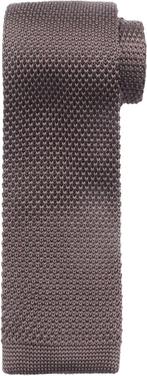 Suitable Knitted Stropdas Taupe maat  Heren, Verzenden, Nieuw, Overige kleuren, Suitable