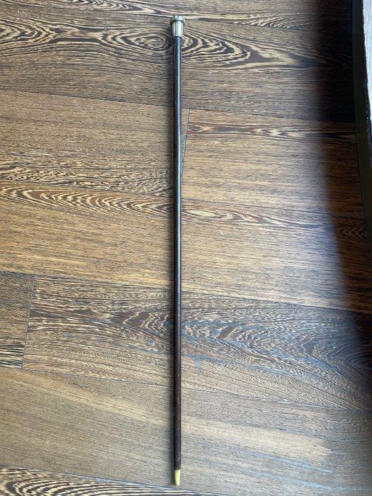 Wandelstok - Hout, zilverkleurig, Antiek en Kunst, Curiosa en Brocante