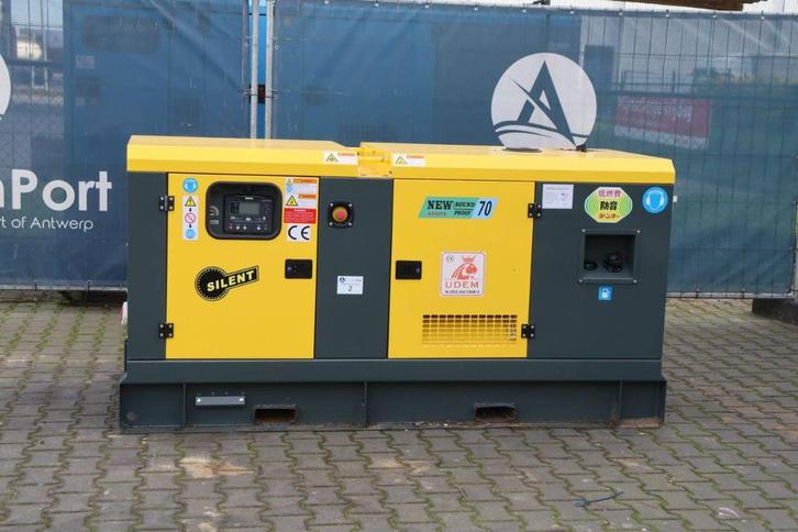 Veiling: Generator Ashita AG3-70E Diesel 2025 70kVA Nieuw, Zakelijke goederen, Machines en Bouw | Aggregaten, Ophalen
