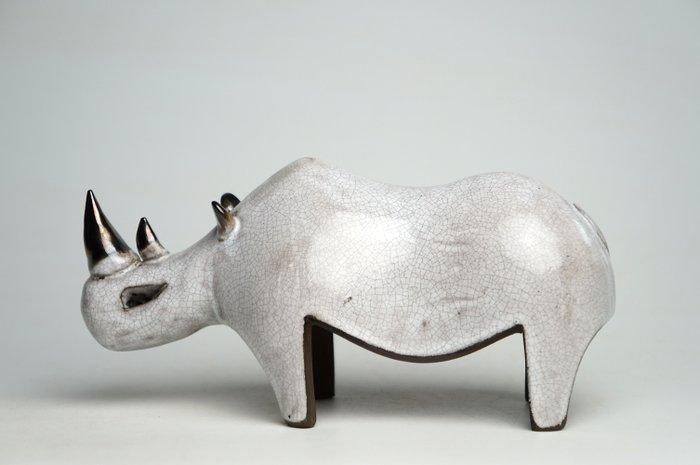 Urszula Despet - Sculpture, Craquele Rhinoceros - 11 cm -, Antiek en Kunst, Kunst | Designobjecten