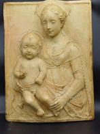 Reliëf, Madonna con bambino - 55 cm - Gips - 1800