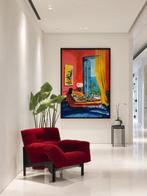 E. García - Mujer en el diván XL (no reserve), Antiek en Kunst