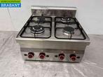 Acier inoxydable Modular 2 burner Top Stove gas cooker 40 cm, Verzenden
