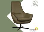 Leren draaifauteuil Treat, Huis en Inrichting, Fauteuils, Nieuw, Ophalen of Verzenden, 75 tot 100 cm, Industrieel, Modern