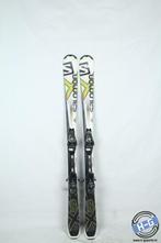 Refurbished - Ski - Salomon Powerline X Kart White - 154, Sport en Fitness, 140 tot 160 cm, Gebruikt, Salomon, Ophalen of Verzenden