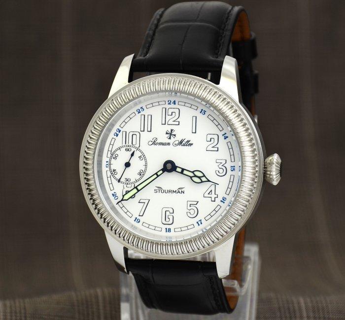Roman Miller - Stuurman (Navigator) 1 year of Warranty, Box, Handtassen en Accessoires, Horloges | Heren
