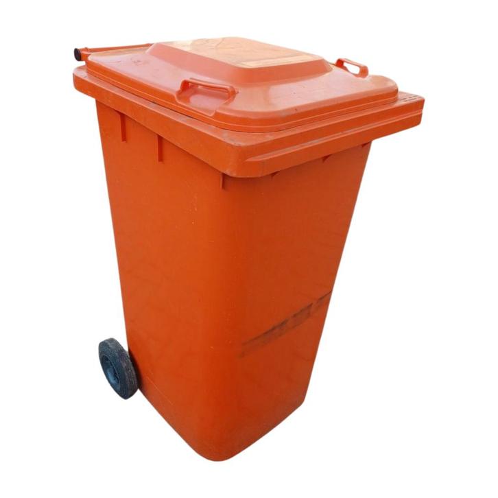 240 Liter Container/Kliko Gebruikt (Oranje), Huis en Inrichting, Woonaccessoires | Prullenbakken, Ophalen of Verzenden