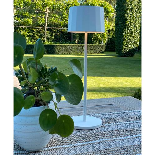 Tafel en bureaulampen Oplaadbare LED Tafellamp Lido Wit, Huis en Inrichting, Lampen | Tafellampen, Verzenden
