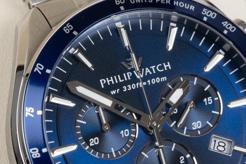 Philip Watch - Blaze Sport - Chronograph & Date - Sea blue -, Handtassen en Accessoires, Horloges | Heren