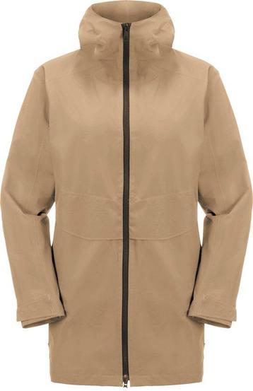 Jack Wolfskin MAINKAI LONG JKT W Dames Outdoorjas - sand... beschikbaar voor biedingen