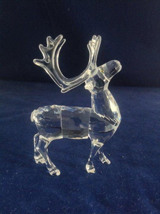 Beeldje - Swarovski - Rendier - 214821 - met doos en, Antiek en Kunst, Curiosa en Brocante