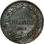 België. Leopold I. 5 Francs 1848 - HIGH QUALITY