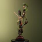 Wijnborstamazone Koppel Taxidermie Opgezette Dieren By Max, Ophalen of Verzenden, Nieuw, Vogel, Opgezet dier