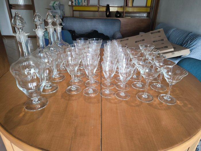 Service à boisson (53) - Cristal, Antiquités & Art, Antiquités | Verre & Cristal