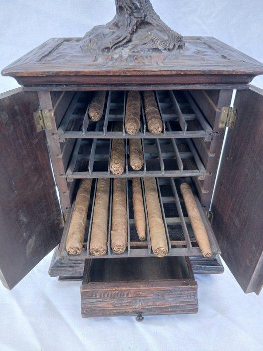 Zonder Minimumprijs - Sigarendoos - Hout - sigarenkast, Verzamelen, Rookartikelen, Aanstekers en Luciferdoosjes