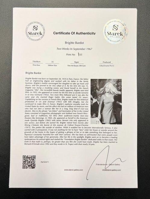 Brigitte Bardot - Two Weeks In September 1967 - Fine Art, Verzamelen, Film en Tv