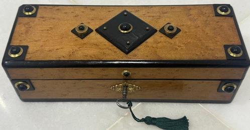 Boîte - Bois d’ébène, Olivier - Boite à gants, Antiek en Kunst, Antiek | Overige Antiek