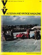 1974 VETERAN AND VINTAGE MAGAZINE 10 ENGELS, Boeken, Auto's | Folders en Tijdschriften, Ophalen of Verzenden, Nieuw