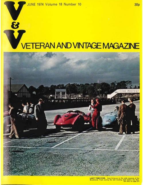 1974 VETERAN AND VINTAGE MAGAZINE 10 ENGELS, Boeken, Auto's | Folders en Tijdschriften, Ophalen of Verzenden